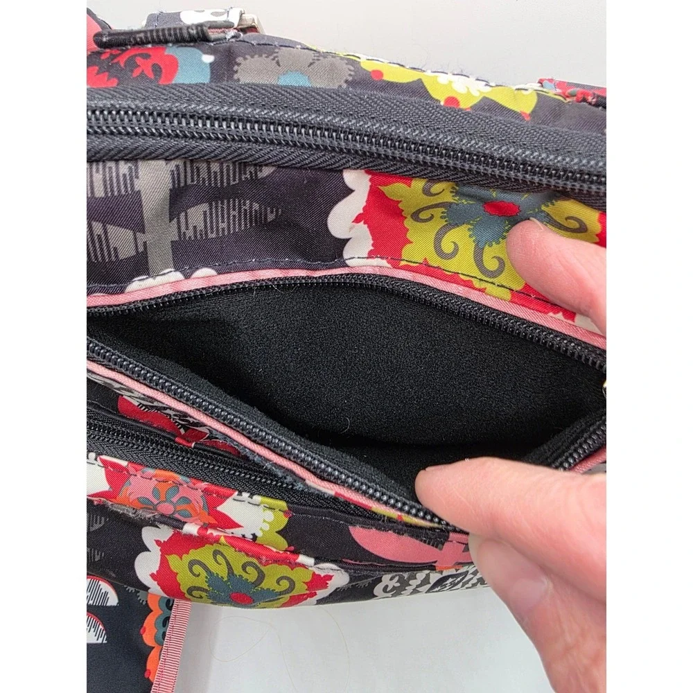 Ju Ju Be Dancing Dahlias Be Prepared Diaper Bag / Backpack Floral Print /UU